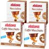 Generico Set 64 Capsule Ristora miste per macchine ad uso domestico compatibili con il sistema A Modo Mio* 32 caffè macchiato 32 nocciolino