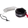 Ocean and Earth Bodyboard Basic Wrist Coiled Leash Black