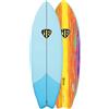 Ocean and Earth MR Epoxy Twin Fin Softboard Blue, 6'8"