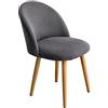 Generico Chair Covers with Backrest 4/6 Pieces Elegant Stretch Chair Covers for Dining Room Office Chair Cover with Round Back Jacqaurd Washable (Color : A, Size : 2pcs)