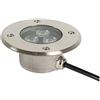 WZYJLyds Faretto Incasso A Terra, Faretto Subacqueo Incasso 3W 330lm IP68 Segnapasso LED Esterno 12V/24V/220V Corpo Lampada in Acciaio Inox, L'altezza È di Soli 4cm (Colore : Giallo, Misurare : 220V)