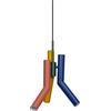 Osram DECOR Straw Pendant - Lampada a sospensione, 3 x E27, non dimmerabile, IP20, in metallo, 320 mm, multicolore