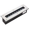 WZYJLyds Faretti incasso led a pavimento Rettangolo faretti calpestabili per esterno IP67 impermeabile segnapasso per terrazzo, giardino, corridoio della piscina(Giallo,3W)