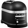 Kitchenaid tostapane - Artisan - Toaster 2 fette con scomparti extra-large e pinze autocentranti - Macchina per Toast con 7 Livelli di Doratura - Retro - Ghisa nero