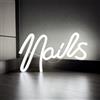 Maimeili Unghio Segno al neon per la decorazione del muro USB Luminosità regolabile Bar del soggiorno Pub Club Incontri Arte Decorazione del muro Halloween Natale Compleanno