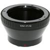 Blackdove-cameras Anello adapter per montare ottiche Olympus OM su corpi Pentax Q1. Adattatore.