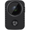 SEVEQIS Fotocamera corporea, MD29 Mini Body Camera Telecamere tascabili di sicurezza wireless HD 1080P Piccola cam attivata dal movimento for webcam PIR in standby for auto(Only camera)