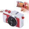 Sxhlseller Mini Fotocamera Digitale Portachiavi 4K, Fotocamera Portachiavi da 48 MP con Schermo da 1,47 Pollici, Minuscole Fotocamere retrò con Flash, Trasferimento di Tipo C, Mini (rosso)