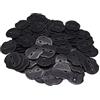 Y.A. LOTUS 100 Pezzi Rondelle per Ancoraggio a U et Picchetti Tenda Ancoraggio, Rondelles per Telo Anti Erbacce Giardino, Aiuole, Sentieri 3 (Fori Comuni)