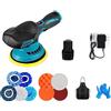 SHEHUALI Lucidatrice, Lucidatrice for auto senza fili 6000 RPM Macchina for ceretta elettrica senza fili regolabile a 6 velocità Strumento for lavaggio automatico di bellezza for auto(1 Battery Plug)