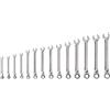 TEKTON Reversible 12-Point Ratcheting Combination Wrench Set, 14-Piece (6-19 mm) | WRC94002