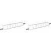 Sauvic Supporto estensibile per finestra 70-120 cm grigio (Confezione da 2)