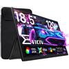 EVICIV Monitor Portatile 18,5 Pollici 120Hz 1080P 125% sRGB 2000:1 FHD IPS con