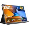 EVICIV Monitor Portatile 16 Pollici 4K 1200 Nits UHD 3840x2400 2000:1 145% sRGB