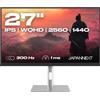 JapanNext Monitor Gaming 27 IPS WQHD (2560x1440) 300Hz 1ms HDR Altezza e