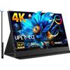 UPERFECT OLED Monitor Portatile 13.3 4K 3840x2160 UHD 150% sRGB 500Nits 1ms