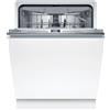 Bosch SMH4HCX07E - Lavastoviglie da Incasso 14 Coperti a Scomparsa Totale Classe energetica C