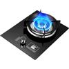 Generic Fornello a gas a 1 bruciatore, 5,2 kW, con timer ad alto fuoco, con protezione anti-fiamma, conversione gas gas/LP per casa, cucina, campeggio, casa (GPL)