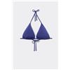 Tezenis Bikini Triangolo Imbottitura Estraibile Glimmer Diva Donna Blu