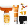 XWUX Kit Due In Uno Con Vernice Per Pareti A Rullo + Stucco Per Pareti, Rullo Pittura Con Serbatoio, Vernice Bianca, Ripara Efficacemente I Fori Di Trapano E Riempe Crepe