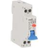 BEMKO Interruttore differenziale 1P - 10A - 30mA - Tipo AC - Curva B - Guida DIN