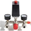 PORFOYO Regolatore di pressione,Compressore Compressore,240v Interruttore Compressore Con Manometro, Accoppiamenti rapidi,Valvola di controllo e valvola di sicurezza, Regolatore Compressore Interruttore