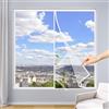 Eejovative Zanzariera Magnetica Finestra 65x145cm Bianco Porta in Fibra di Vetro Tende Antimosche Traspiranti Protezione da Insetti Zanzariere a Calamita per Casa Ufficio