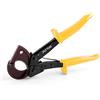 Flytuo FT-325 - Tagliacavi a cricchetto, strumento resistente per alluminio, rame e fili elettrici fino a 240 mm quadrati (giallo)