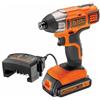 BLACK+DECKER BLACK & DECKER Atornillador de Impacto 18V 1/4, par máximo 155Nm per chi cerca qualità e praticità, per uso pratico e risultati affidabili