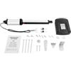 Sengfwin Kit di motorizzazione per cancelli a battente, 50 W, 300 kg, motore con 2 telecomandi per garage giardino dispositivo di cronometraggio