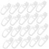 Holibanna Ganci Per Binari Per Tende Da 50 Pezzi Per Binari Per Tende Scorrevoli Montaggio A Soffitto Accessori Per Binari Per Tende Rulli Per Binari Per Tende Clip Per Tende in Plastica