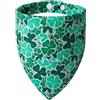 ICEMOOD Bandana cane San Patrizio Quadrifoglio Verde - Sciarpa con bottone a scatto, accessori cani festa irlandese, taglia piccola e media (3-15kg)