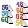 Aymzbd Set di 7 Copritesta Impermeabili per da Golf con Numerazione.