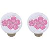 Penitue 2pz Clip Magnetica Cappello da Golf, Grazioso Segnapalline Rotondo per Putting Green Motivo Floreale Accessorio per Borsa da Golf Regalo Golfisti Donna e Uomo