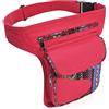 DUANSIYU Marsupio Gamba Moto BAG DONNA PACCHETTO GRANDE Capacità Fanny Pack Tessuto Patchwork Pouch Pocket Girls Borsa for cintura regolabile(Noir)