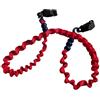 Aymzbd Kayak Laccio Coiled Elastico Moschettone Nylon Legame Doppia estremità Adatto per Pesca Canoa Surf Barca attività All'aperto 105cm