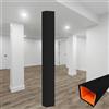 Generic Copertura per palo di supporto seminterrato, copertura per pali quadrati da 2 x 2 a 12 x 12, imbottitura alta per canestro da basket e asta per bandiera