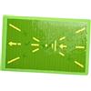 Tdoutop Tappetino Golf Allenamento Golf Training Analisi Colpo Pratica Colpo Direzione Eva Portatile Adatto per Pratica Indoor Outdoor Ufficio, Filo Giallo