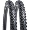 YUNSCM 2-PCS 24 pieghevole sostituzione bici pneumatici 24X1.90/50-507 montagna, MTB, pneumatici bicicletta fuoristrada (Y-1626)