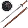 SPADA SERPENTINE SILVER SWORD DI GERALT DI RIVIA THE WITCHER 3