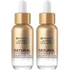 Garnier Gocce Viso Autoabbronzanti Natural Bronzer, Per un effetto Uniforme e Naturale, A Rapido Assorbimento, Azione Idratante, Con Acido Ialuronico e Acqua di Cocco, Ambre Solaire, 30 ml