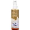 KORRES AEGEAN BRONZE Spray Solare Bifase Abbronzante SPF 50, Protezione UVA UVB ad ampio spettro, Glow naturale, Finish leggero non grasso, Resistente all'acqua, 150 ml