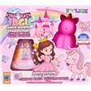 Accentra KOOLKIDZ - Set da bagno per bambini, 60 ml, con gel da bagno schiumoso, in confezione regalo, giocattolo con unicorno, dolce profumo di fragola, principessa e unicorno, regalo di compleanno