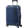 Samsonite Lite-Box - Valigia da cabina premium 55x40x20 cm, trolley da cabina rigido, compatibile con Ryanair/EasyJet, leggero, 2,20 kg - 38 L - Blu (Deep Blue)