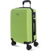 DON ALGODON - Trolley bagaglio a mano 55x40x20 (Espandibile) - 33L - Valigia Bagaglio a mano Ryanair - Valigia Media Rigida - Trolley Cabina Piccolo - Iris