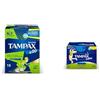TAMPAX&GO Super + TAMPAX COMPAK Super, 42 assorbenti interni, scopri il TAMPAX perfetto per te, senza coloranti nè profumi, cordino protettivo antiperdita