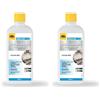 FILA Surface Care Solutions Formula Inox, Detergente Lucidante Per Acciaio Inox, Pulisce, Lucida E Rimuove I Depositi Calcarei, 500 ml (Confezione da 2)