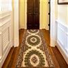 Mazovia Tappeto per Corridoio - Passatoia Corridoio Orientale - Tapis Salon, Chambre, Cuisine e Corridoio - Certifié Oeko-Tex - Tapis de Couloir au Metre - Verde - 70x600 cm