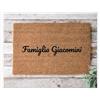 Social crazy Tappeto zerbino personalizzato - testo personalizzato - cocco naturale ideale per ingressi (Cocco Naturale, 90x60 cm)