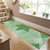 Siunwdiy Tappeto Runner Antiscivolo e Lavabile per Cucina, Corridoio e Ingresso,Verde，80 x 240 cm